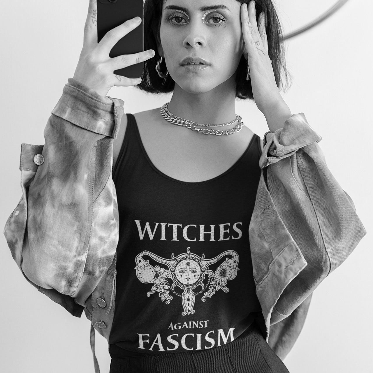 Witches Against Fascism Women's Tank Top 