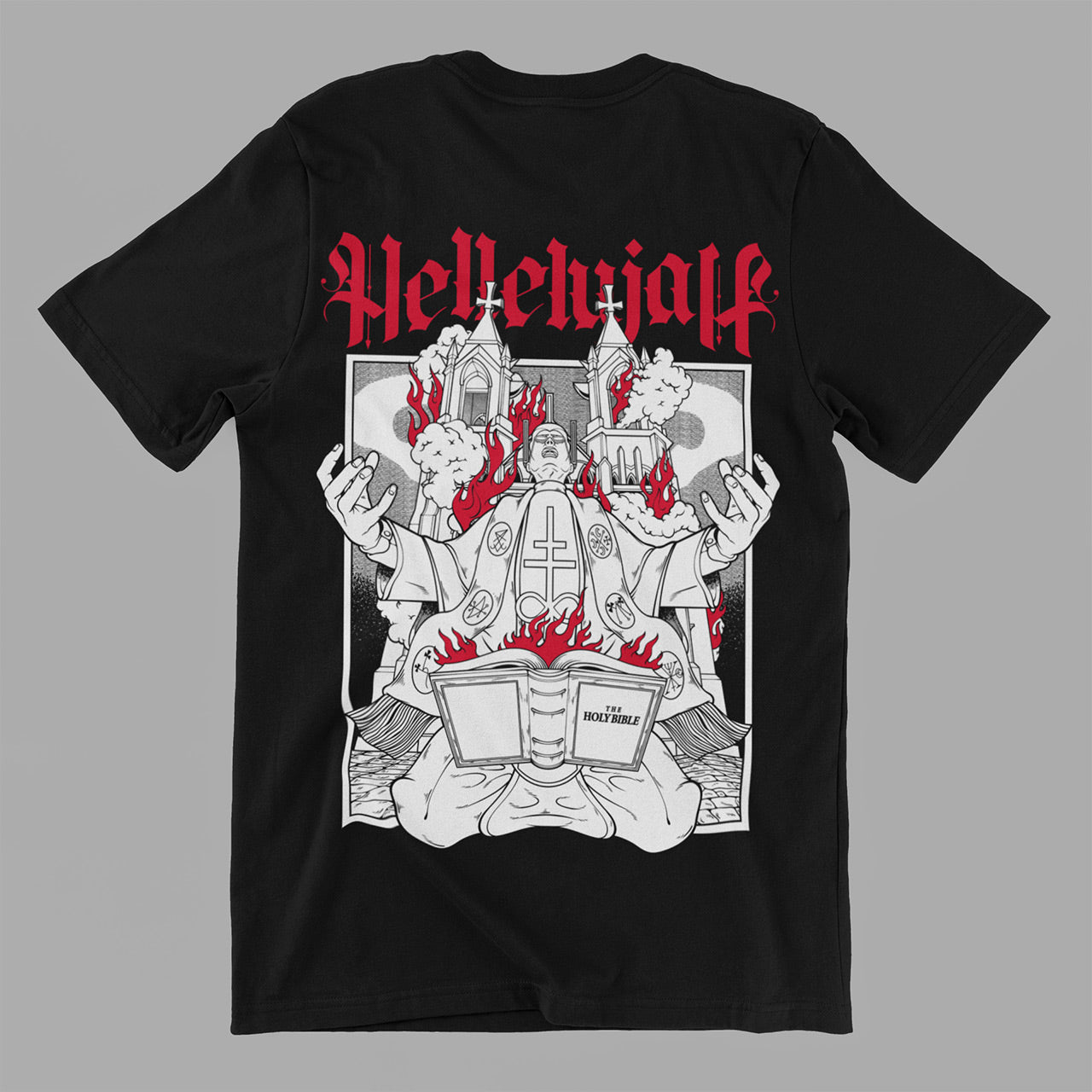 Hellelujah Backprint Unisex T-Shirt 